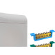 Centrinho Steck Pvc Embutir Branco Para 5 Disjuntores Din Com Barramento Centrinho Steck Pvc Embutir Branco Para 5 Disjuntores Din Com Barramento