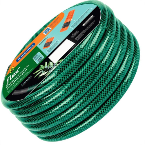Mangueira Jardim Tramontina Flex Preta/Verde Conjunto Com 20M Mangueira Jardim Tramontina Flex Preta/Verde Conjunto Com 20M
