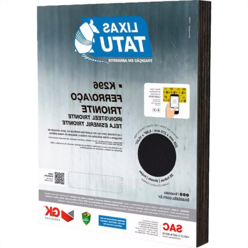 Lixa Ferro Tatu 220 - Pacote Com 25 Folhas - Kit C/25 Folhas Lixa Ferro Tatu 220 - Pacote Com 25 Folhas - Kit C/25 Folhas