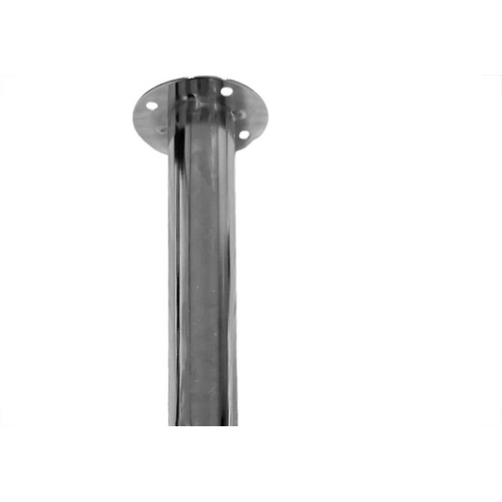 Pe Conico Para Moveis Em Aco Cromado Com Regulagem Jomarca 200Mm Pe Conico Para Moveis Em Aco Cromado Com Regulagem Jomarca 200Mm