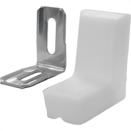 Cantoneira Para Moveis Jomarca ''L'' Com Capa Plastica Branca Pacote Com 20 Pecas Cantoneira Para Moveis Jomarca ''L'' Com Capa Plastica Branca Pacote Com 20 Pecas