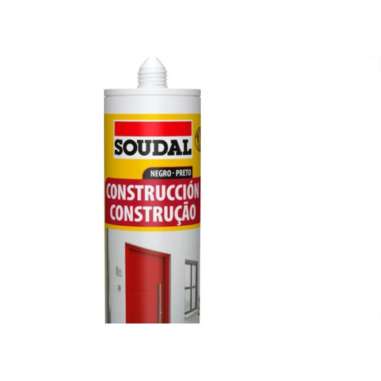 Silicone Neutro Soudal Construcao Preto 270G