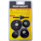 Serra Copo Jogo Thompson Aco Carbono 32 A 54Mm Com 5 Pecas - 1767 Serra Copo Jogo Thompson Aco Carbono 32 A 54Mm Com 5 Pecas - 1767