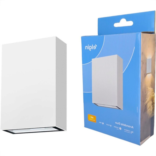 Arandela Led Elgin Sobrepor Duo Para Area Externa - 4W - 3000K - Branca Arandela Led Elgin Sobrepor Duo Para Area Externa - 4W - 3000K - Branca