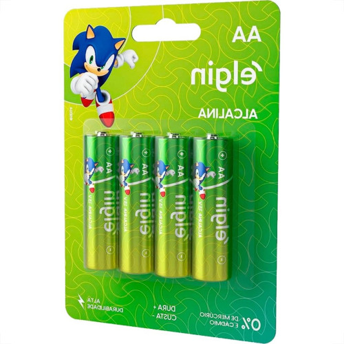 Pilha Elgin Alcalina Aa Pequena Com 4 Pecas - 82153 Pilha Elgin Alcalina Aa Pequena Com 4 Pecas - 82153