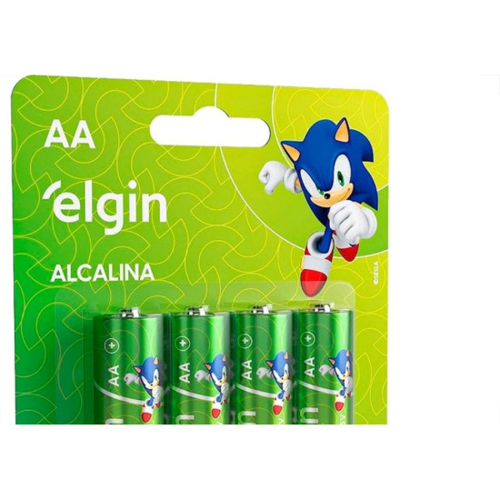 Pilha Elgin Alcalina Aa Pequena Com 4 Pecas - 82153 Pilha Elgin Alcalina Aa Pequena Com 4 Pecas - 82153