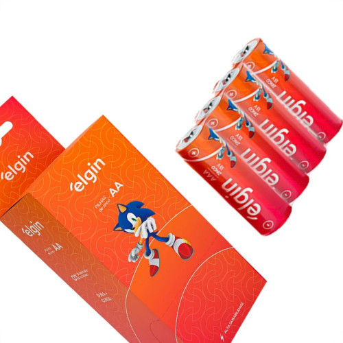 Pilha Elgin Zinco Aa Pequena - R06P Caixa Com 40 Pecas - 82341 Pilha Elgin Zinco Aa Pequena - R06P Caixa Com 40 Pecas - 82341