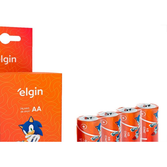 Pilha Elgin Zinco Aa Pequena - R06P Caixa Com 40 Pecas - 82341 Pilha Elgin Zinco Aa Pequena - R06P Caixa Com 40 Pecas - 82341