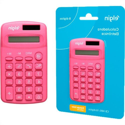 Calculadora De Bolso Elgin Cb1485R Rosa Calculadora De Bolso Elgin Cb1485R Rosa