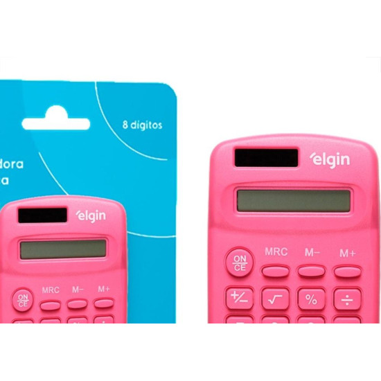 Calculadora De Bolso Elgin Cb1485R Rosa Calculadora De Bolso Elgin Cb1485R Rosa