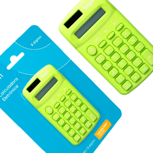 Calculadora De Bolso Elgin Cb1485V Verde Calculadora De Bolso Elgin Cb1485V Verde
