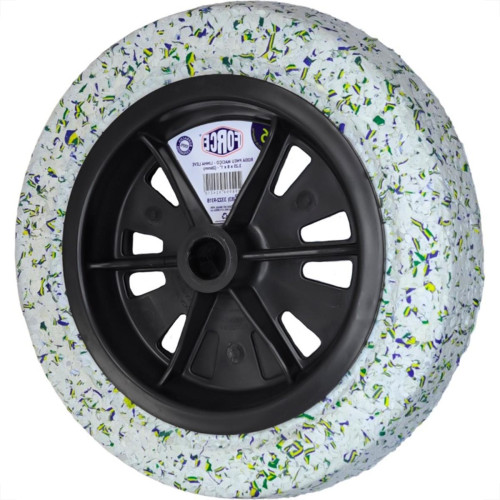 Roda Pneu Macico Force 3,25X8X1'' - Eixo 26Mm - 110 Roda Pneu Macico Force 3,25X8X1'' - Eixo 26Mm - 110