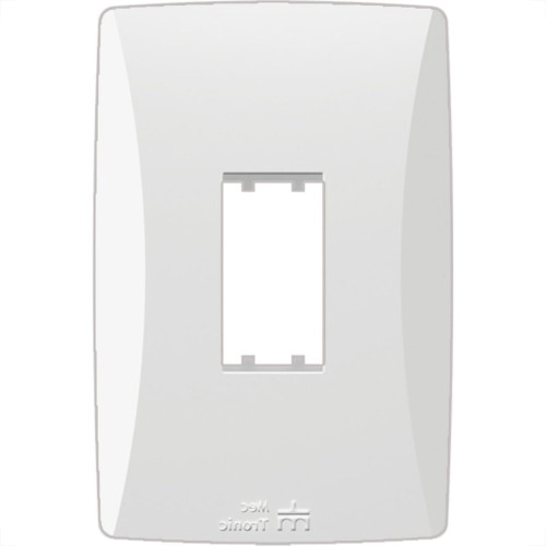 Placa Mectronic Petra 4X2 - 1 Modulo Vertical 82001V Placa Mectronic Petra 4X2 - 1 Modulo Vertical 82001V