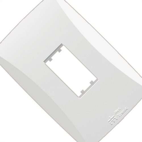 Placa Mectronic Petra 4X2 - 1 Modulo Vertical 82001V Placa Mectronic Petra 4X2 - 1 Modulo Vertical 82001V