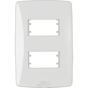 Placa Mectronic Petra 4X2 - 2 Modulos Separados - 82004