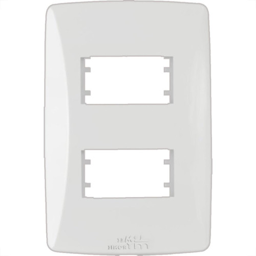 Placa Mectronic Petra 4X2 - 2 Modulos Separados - 82004 Placa Mectronic Petra 4X2 - 2 Modulos Separados - 82004