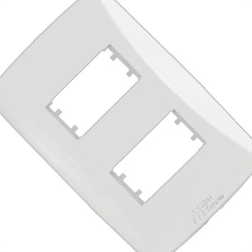 Placa Mectronic Petra 4X2 - 2 Modulos Separados - 82004 Placa Mectronic Petra 4X2 - 2 Modulos Separados - 82004