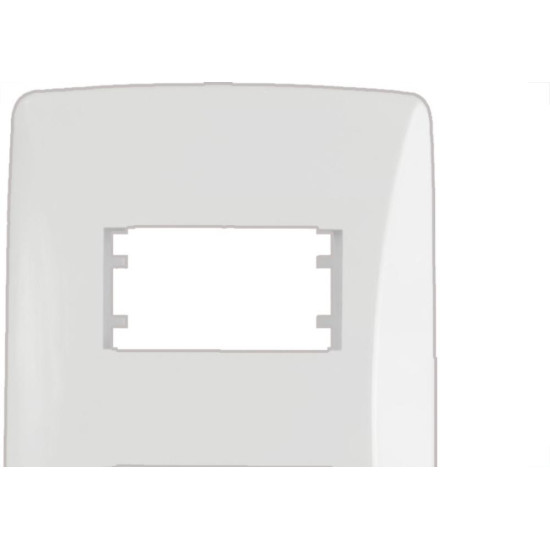 Placa Mectronic Petra 4X2 - 2 Modulos Separados - 82004 Placa Mectronic Petra 4X2 - 2 Modulos Separados - 82004
