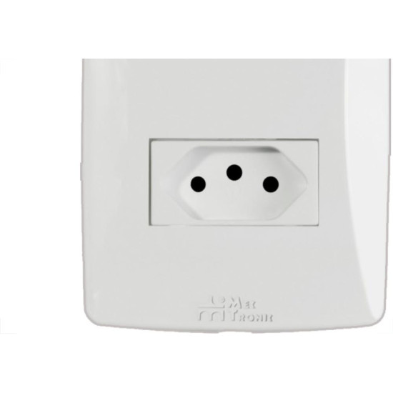 Conjunto Mectronic Petra 1 Simples+Tomada 2 Polos+Terra 20A. -39840 Conjunto Mectronic Petra 1 Simples+Tomada 2 Polos+Terra 20A. -39840