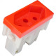Modulo Mectronic Tomada 2 Polos+Terra 20A. Vermelha - 39259 Modulo Mectronic Tomada 2 Polos+Terra 20A. Vermelha - 39259