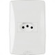 Conjunto Mectronic Petra 1 Tomada 2 Polos+Terra 10A. - 39032 Conjunto Mectronic Petra 1 Tomada 2 Polos+Terra 10A. - 39032