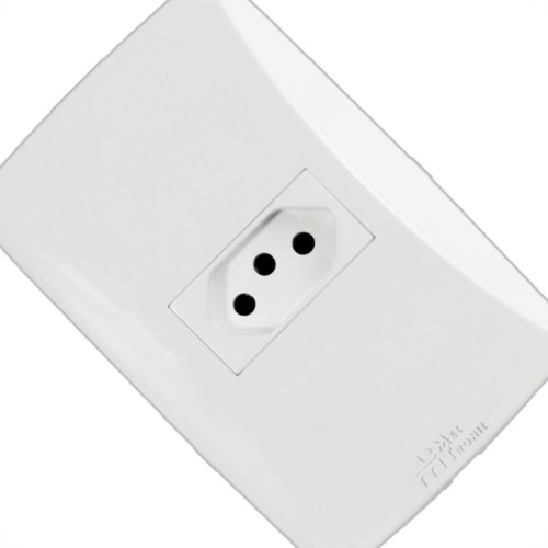 Conjunto Mectronic Petra 1 Tomada 2 Polos+Terra 10A. - 39032 Conjunto Mectronic Petra 1 Tomada 2 Polos+Terra 10A. - 39032