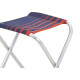 Banqueta De Praia Aluminio Tramontina Fiji Azul Escuro/Laranja - 92900/300 Banqueta De Praia Aluminio Tramontina Fiji Azul Escuro/Laranja - 92900/300