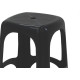 Banqueta Plastica Tramontina Niteroi Preta 37X45Cm - 92411/009 Banqueta Plastica Tramontina Niteroi Preta 37X45Cm - 92411/009