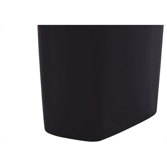 Lixeira Plastica Basculante Tramontina Compacta 8,5 Litros Preta - 92864309