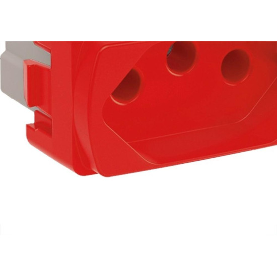 Modulo Schneider Miluz 1 Tomada 20A. 2P+T. Vermelha - S3B70359