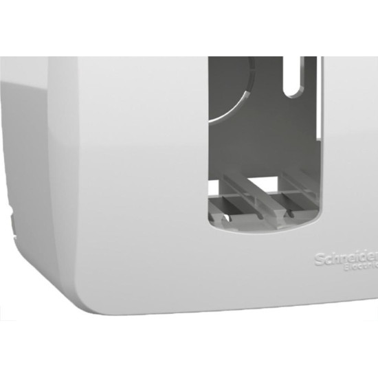 Sistema Box Schneider Dexson-Miluz Para 1 Modulo Branco - S3B76010 Sistema Box Schneider Dexson-Miluz Para 1 Modulo Branco - S3B76010