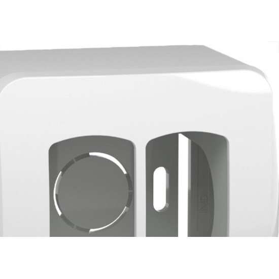 Sistema Box Schneider Dexson-Miluz Para 2 Modulos Branco - S3B76020