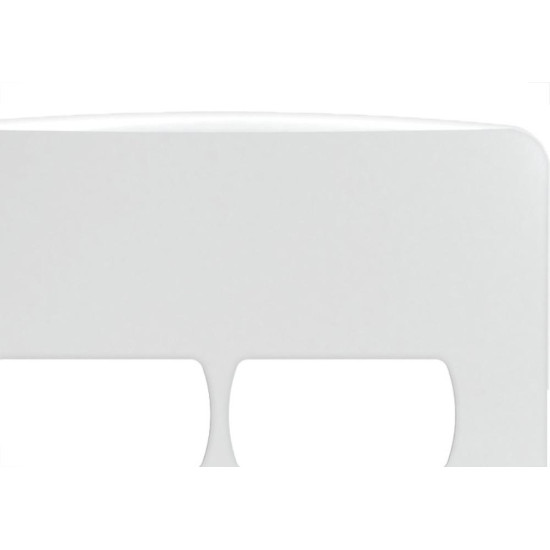 Placa Schneider Miluz Branca 4X4 - 2 Modulos Com Suporte - S3B27520