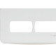 Placa Schneider Miluz Branca 4X4 - 4 Modulos Com Suporte - S3B27540