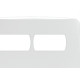 Placa Schneider Miluz Branca 4X4 - 4 Modulos Com Suporte - S3B27540