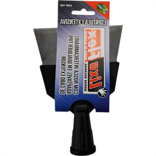Espatula Lixaflex Aco Inox Cabo Plastico Extensivel -115Mm Espatula Lixaflex Aco Inox Cabo Plastico Extensivel -115Mm