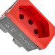 Kit C/3 - Modulo Pial Pop Vermelho 1 Tomada 2P+T. 20A. - ...