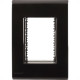 Placa Conjunto Modular Tramontina Liz 4X2 - Grafite 3 Modulos - 57106048 Placa Conjunto Modular Tramontina Liz 4X2 - Grafite 3 Modulos - 57106048