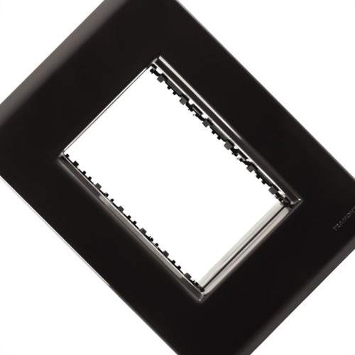 Placa Conjunto Modular Tramontina Liz 4X2 - Grafite 3 Modulos - 57106048 Placa Conjunto Modular Tramontina Liz 4X2 - Grafite 3 Modulos - 57106048