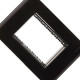 Placa Conjunto Modular Tramontina Liz 4X2 - Grafite 3 Modulos - 57106048 Placa Conjunto Modular Tramontina Liz 4X2 - Grafite 3 Modulos - 57106048