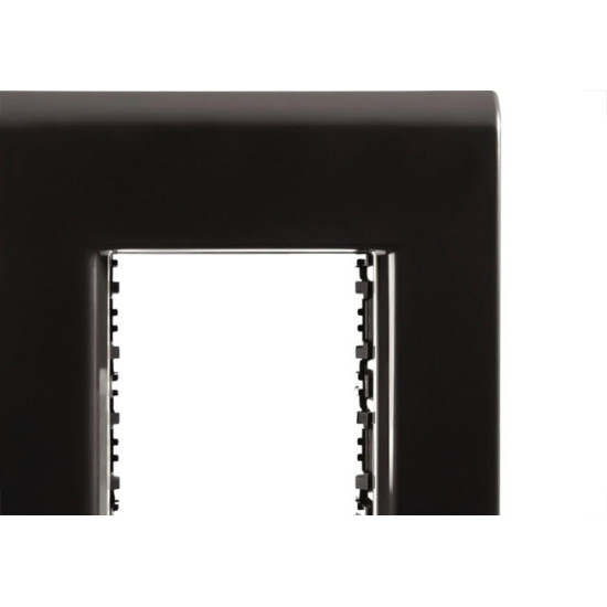 Placa Conjunto Modular Tramontina Liz 4X2 - Grafite 3 Modulos - 57106048 Placa Conjunto Modular Tramontina Liz 4X2 - Grafite 3 Modulos - 57106048
