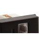 Modulo Tramontina Liz/Lux² Grafite Tomada Rj45 - 57215/056 Modulo Tramontina Liz/Lux² Grafite Tomada Rj45 - 57215/056