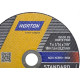 Disco Aco Inox Norton Standart - 7''X1/16''X7/8''- Fino Disco Aco Inox Norton Standart - 7''X1/16''X7/8''- Fino