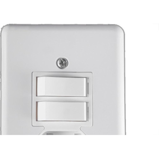 Conjunto Ilumi Stylus Branco Com Placa 2 Simples + Tomada 2P+T. 10A. - 20210