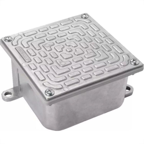 Caixa Passagem Aluminio Tramontina 10Cm X 10Cm - 56123001 Caixa Passagem Aluminio Tramontina 10Cm X 10Cm - 56123001