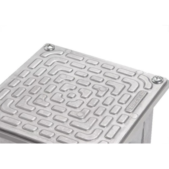 Caixa Passagem Aluminio Tramontina 20Cm X 20Cm - 56123003 Caixa Passagem Aluminio Tramontina 20Cm X 20Cm - 56123003