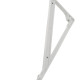 Suporte Prateleira Plastico Thompson Steelplas Leve 30Cm Branco - Kit C/12 Pecas Suporte Prateleira Plastico Thompson Steelplas Leve 30Cm Branco - Kit C/12 Pecas