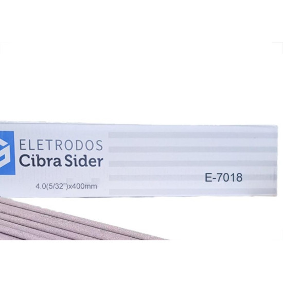 Eletrodo Cibra Carbono E-7018 - 4,0Mm - Caixa - Kit C/5 Kilos Eletrodo Cibra Carbono E-7018 - 4,0Mm - Caixa - Kit C/5 Kilos