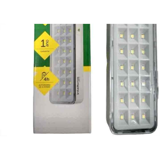 Luminaria De Emergencia Intelbras 30 Leds Lea 31 Bivolt