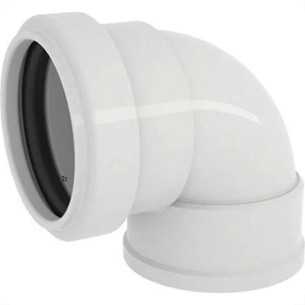 Joelho Esgoto Tigre 90º X 40Mm Com Anel - Kit C/10 Pecas